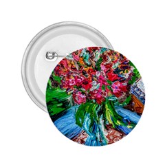 Paint, Flowers And Book 2 25  Buttons by bestdesignintheworld