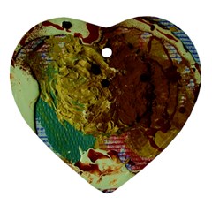 Doves Matchmaking 2 Ornament (heart) by bestdesignintheworld