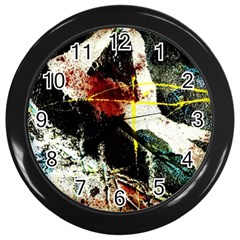 Egg In The Duck   Needle In The Egg Wall Clocks (black) by bestdesignintheworld