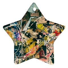Abstract Art Berlin Star Ornament (two Sides) by Modern2018