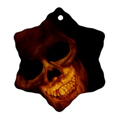 Laughing Skull Ornament (snowflake) by StarvingArtisan