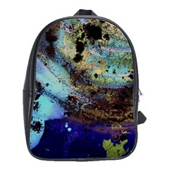 Blue Options 3 School Bag (large) by bestdesignintheworld