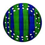 Stripes Ornament (Round Filigree) Front