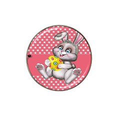 Illustration Rabbit Easter Hat Clip Ball Marker by Sapixe
