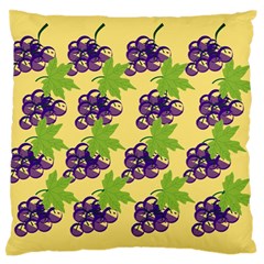 Grapes Background Sheet Leaves Standard Flano Cushion Case (two Sides) by Sapixe