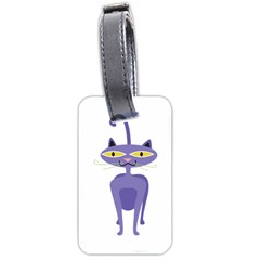 Cat Clipart Animal Cartoon Pet Luggage Tags (one Side)  by Sapixe