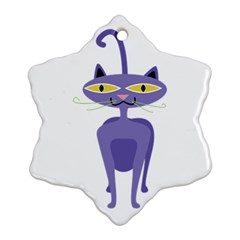 Cat Clipart Animal Cartoon Pet Ornament (snowflake) by Sapixe