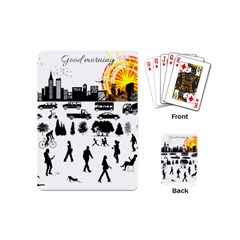 Good Morning, City Playing Cards (mini)  by FunnyCow