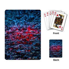 Water Color Red Playing Card by FunnyCow