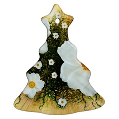 Summer Anemone Sylvestris Christmas Tree Ornament (two Sides) by Nexatart