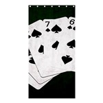 Poker Hands Straight Flush Spades Shower Curtain 36  x 72  (Stall)  Curtain(36 X72 ) - 33.26 x66.24  Curtain(36 X72 )