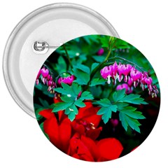 Bleeding Heart Flowers 3  Buttons by FunnyCow