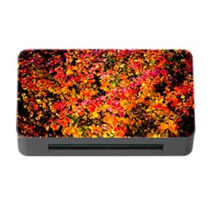Orange, Yellow Cotoneaster Leaves In Autumn Memory Card Reader With Cf by FunnyCow