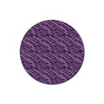 Silly Stripes Rubber Round Coaster (4 pack)  Front