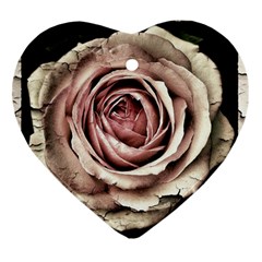 Vintage Rose Ornament (heart) by vintage2030