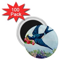 Blue Bird 1 75  Magnets (100 Pack)  by vintage2030