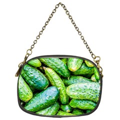 Pile Of Green Cucumbers Chain Purse (one Side) by FunnyCow