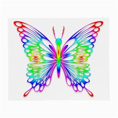 Rainbow Butterfly Small Glasses Cloth (2 Sides) by amazinganimals