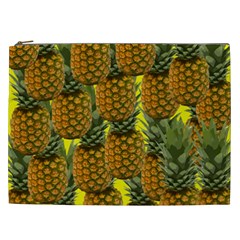 Tropical Pineapple Cosmetic Bag (xxl) by snowwhitegirl
