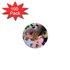 Pattern Patchwork 1  Mini Buttons (100 Pack)  by snowwhitegirl