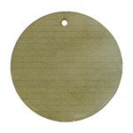 Old Letter Ornament (Round) Front