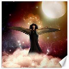 Awesome Dark Fairy In The Sky Canvas 20  X 20  by FantasyWorld7