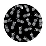 Pineapple pattern Round Ornament (Two Sides) Front
