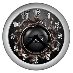 Jesus Wall Clock (silver) by NSGLOBALDESIGNS2