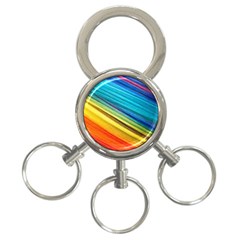 Rainbow 3-ring Key Chains by NSGLOBALDESIGNS2