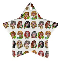 All The Petty Ladies Star Ornament (two Sides) by ArtByAng