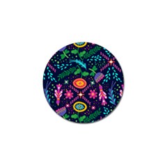 Colorful Pattern Golf Ball Marker by Hansue