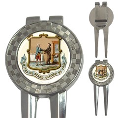 Historical Coat Of Arms Of Kentucky 3-in-1 Golf Divots by abbeyz71