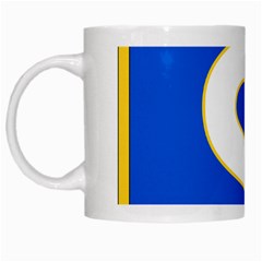 Badge Of The Finnish Civil Guard White Mugs by abbeyz71