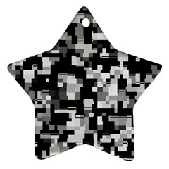 Noise Texture Graphics Generated Ornament (star) by Sapixe