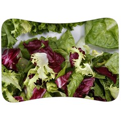 Salad Lettuce Vegetable Velour Seat Head Rest Cushion by Sapixe