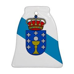 Flag Of Galicia Bell Ornament (two Sides) by abbeyz71
