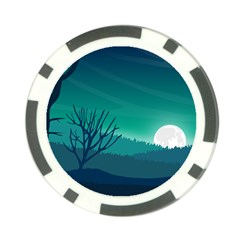 Landscape Wallpaper Background Poker Chip Card Guard (10 Pack) by Wegoenart