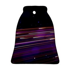 Abstract Cosmos Space Particle Ornament (bell) by Wegoenart