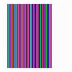Stripes Wallpaper Texture Small Garden Flag (two Sides) by Wegoenart