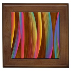 Abstract Background Colorful Framed Tiles by Wegoenart