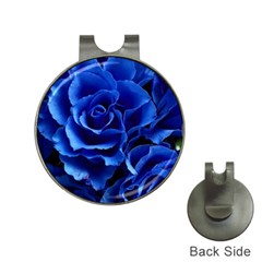 Blue Roses Flowers Plant Romance Hat Clips With Golf Markers by Wegoenart