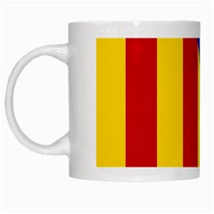 Blue Estelada Catalan Independence Flag White Mugs by abbeyz71