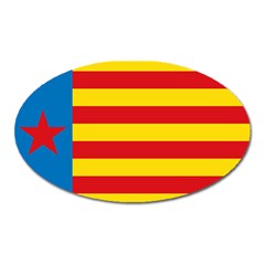 Valencian Nationalist Senyera Oval Magnet by abbeyz71
