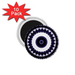 Design Mandala Pattern Circular 1 75  Magnets (10 Pack)  by Pakrebo