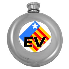 Logo Of Valencian Left Political Party Round Hip Flask (5 Oz) by abbeyz71
