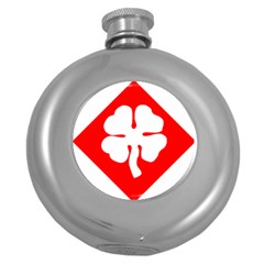 Fourth United States Army Field Insignia Round Hip Flask (5 Oz) by abbeyz71