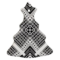 Pattern Tile Repeating Geometric Ornament (christmas Tree)  by Pakrebo