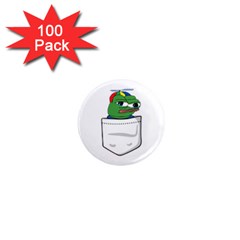 Apu Apustaja Crying Pepe The Frog Pocket Tee Kekistan 1  Mini Magnets (100 Pack)  by snek
