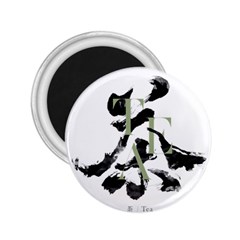Tea Calligraphy 2 25  Magnets by EMWdesign