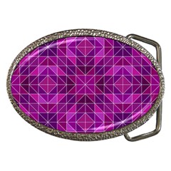 Purple Triangle Pattern Belt Buckles by Alisyart